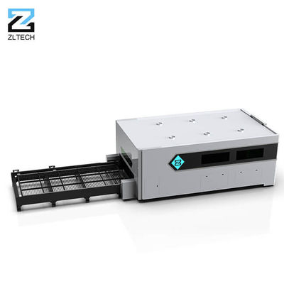 cortador 1000W 1500W del laser de la chapa de 6000x1500m m con la tabla del intercambio