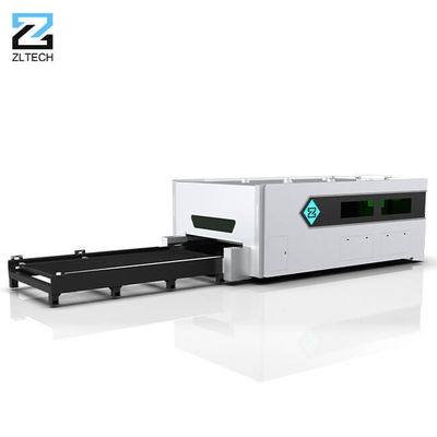 cortador 1000W 1500W del laser de la chapa de 6000x1500m m con la tabla del intercambio