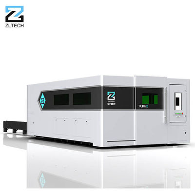 Metal que procesa fuente para corte de metales del intercambio 1000w-8000w Raycus de la cubierta completa de la cama matrimonial del laser de la hoja del CNC