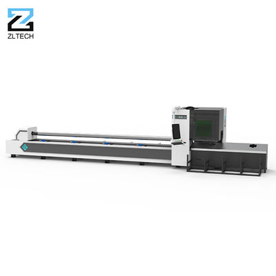 cargamento automático de acero inoxidable de la máquina del cortatubos del metal del laser de 1kw 1.5kw 2kw