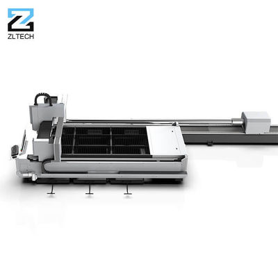 Cortador de aluminio grande del laser de la cortadora del laser de la hoja y del tubo de la escala 3015AC 1000w