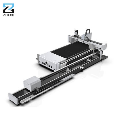 Cortador de aluminio grande del laser de la cortadora del laser de la hoja y del tubo de la escala 3015AC 1000w